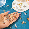 18Pcs 9 Styles Alloy with Crystal Rhinestone Pendants ALRI-TA0001-34-7