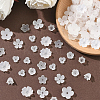 600Pcs 10 Styles Acrylic Bead Caps OACR-SC0002-37-5