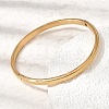 Frosted 304 Stainless Steel Hinged Bangles BJEW-H644-09G-2