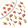 30Pcs 9 Styles Alloy Enamel Pendants FIND-FS0004-26-3