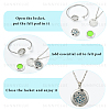 1Pc Stainless Steel Open Cuff Bangles & 1Pc Stainless Steel Pendant Neclace AJEW-SC0004-06C-6