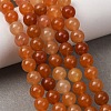 Natural Red Aventurine Bead Strands G-P257-02-6mm-5