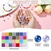1960Pcs 28 Colors Spray Painted ABS Plastic Imitation Pearl & Transparent Acrylic Beads OACR-YW0001-90-2