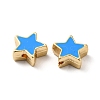 Rack Plating Alloy Enamel Beads ENAM-F146-19G-03-2