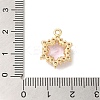 Brass with Cubic Zirconia Pendants KK-G499-15G-01-3