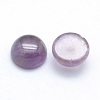Natural Amethyst Cabochons G-P393-R14-6mm-2