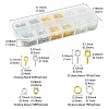 DIY 510Pcs 6 Style Iron Screw Eye Pin Peg Bails DIY-FS0005-34-4