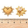 Heart 304 Stainless Steel Micro Pave Clear Cubic Zirconia Stud Earrings EJEW-V016-01G-02-5