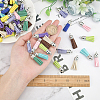 100Pcs 10 Colors Faux Suede Tassel Pendant Decorations FIND-SC0002-28-3