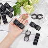 Plastic Double Pipe Clamps LS-FIND-WH0036-40-3