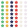 80Pcs 2-Hole Porcelain Buttons PORC-PJ0001-02B-3