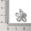 Brass Micro Pave Clear Cubic Zirconia Pendants KK-U013-02P-3