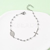 Religion 304 Stainless Steel Link Bracelets BJEW-F524-05B-P-1