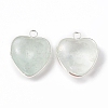 Natural Green Fluorite Pendants G-C005-01S-19-3