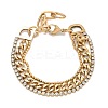 304 Stainless Steel Multi-strand Bracelets BJEW-C103-01G-4