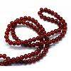 Baking Paint Imitation Jade Glass Round Bead Strands DGLA-Q021-10mm-11-3