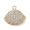 Brass Cubic Zirconia Pendents KK-M275-31G-1