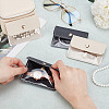 Portable Imitation Leather Jewelry Storage Zipper Boxs with 4 Insert Bags CON-WH0202-001B-3