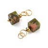 Natural Unakite Pendants STAS-Z129-01G-04-2