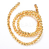 Electroplate Non-magnetic Synthetic Hematite Bead Strands X-G-Q465-23G-2