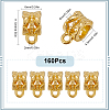 160Pcs Tibetan Style Alloy Tube Bails FIND-SP0001-76B-2