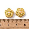 Rack Plating Hollow Brass Cubic Zirconia Beads KK-K381-16A-MG-3