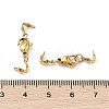 Ion Plating(IP) 304 Stainless Steel Lobster Claw Clasps STAS-A097-03A-G-3