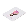 Rectangle Paper Hair Clip Display Cards CDIS-C004-03B-4