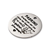 Anti-Tarnish 201 Stainless Steel Pendants STAS-R002-01P-01-2