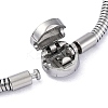 304 Stainless Steel Snake Chain Bracelets for Women BJEW-R010-01P-02-3