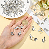 64Pcs 8 Styles Tibetan Style Alloy Pendants TIBE-SC0001-37-3