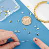 200Pcs 2 Colors Brass Spacer Beads KK-PH0006-56B-3