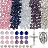 DIY Rosary Bead Necklaces Making Finding Kits DIY-SC0031-63-7