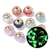 Opaque Luminous Resin & CCB Plastic Beads RESI-G119-15B-1