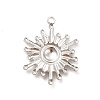 Non-Tarnish 304 Stainless Steel Pendants STAS-F282-18P-2