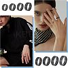 16Pcs 8 Size 316 Stainless Steel Grooved Finger Ring for Men Women RJEW-DC0001-09B-6