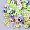 Acrylic Beads & Pendants X-MACR-T032-01-1