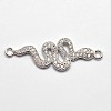 CZ Brass Micro Pave Cubic Zirconia Links X-ZIRC-L002-38P-1