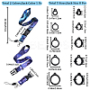 2Pcs 2 Style Polyester Ribbon Card Holder Lanyard DIY-GF0008-31-2