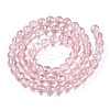 Electroplate Transparent Glass Beads Strands LS-GLAA-T032-T6mm-AB10-3