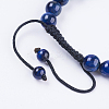 Adjustable Nylon Cord Braided Bead Bracelets BJEW-F308-55H-3