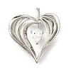 Brass Micro Pave Cubic Zirconia Pendants KK-B128-03P-1