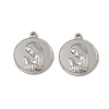 Non-Tarnish 201 Stainless Steel Pendants STAS-J401-VC622-2