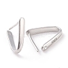 Anti-Tarnish Rhodium Plated 925 Sterling Silver Ice Pick Pinch Bails STER-D035-23P-01-2