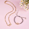 4Pcs 4 Style Brass Micro Pave Clear Cubic Zirconia Links Connectors ZIRC-SZ0002-24-5