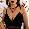 Gothic Alloy with Iron Pendant Multi Layered Chain Necklaces for Women FS-WG9D473-03-1