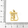 304 Stainless Steel Pendants STAS-R137-01G-E-3