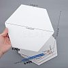 Hexagon Painting Canvas Panel Drawing Boards DIY-NB0004-10-2