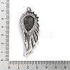Natural Larvikite Big Pendants G-G112-02AS-06-3