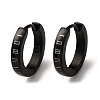 304 Stainless Steel Hoop Earrings EJEW-D331-05B-2